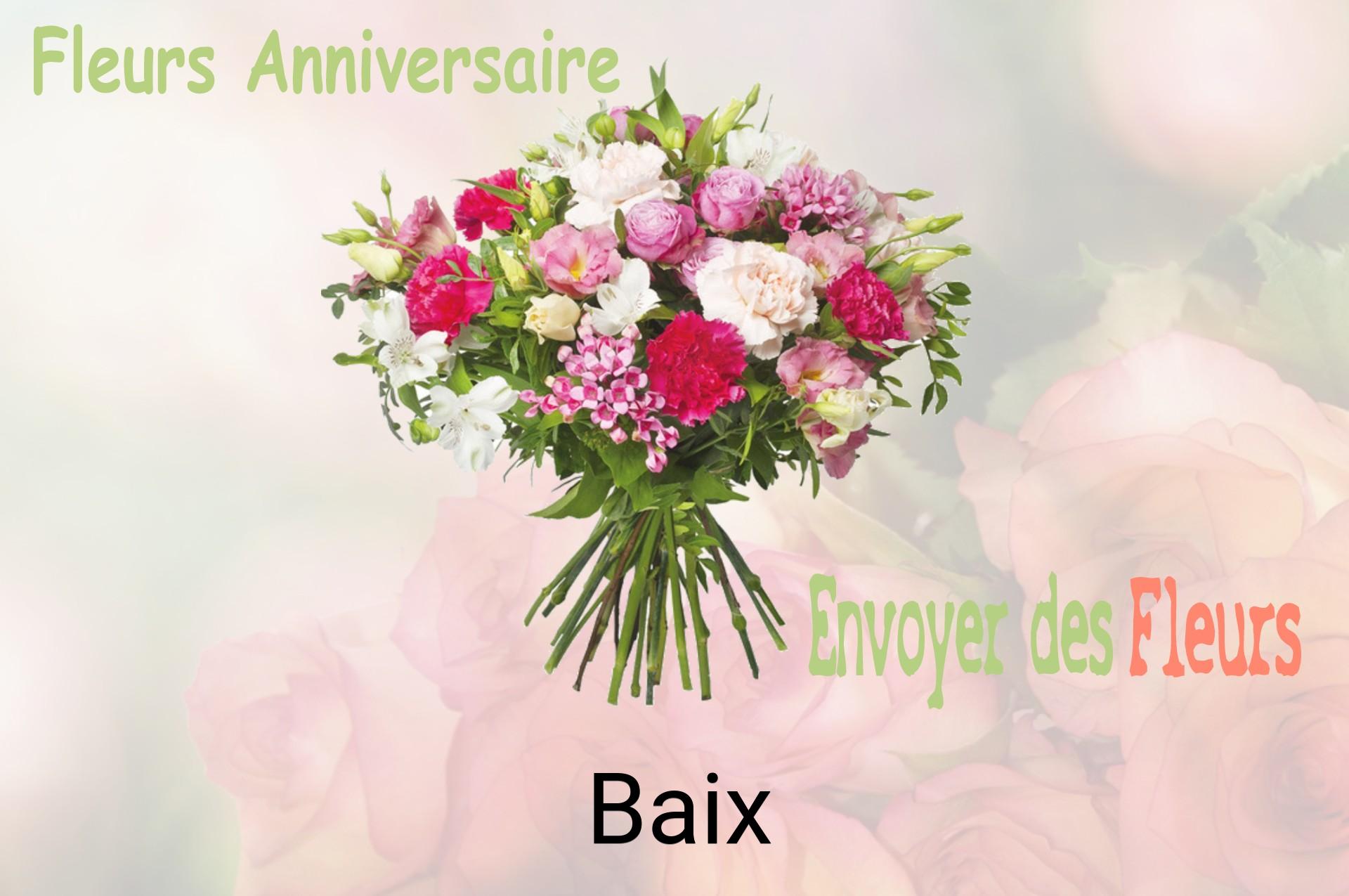 Bouquet de fleurs d’anniversaire livré à Baix